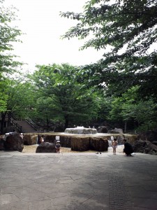 飛鳥山公園の噴水
